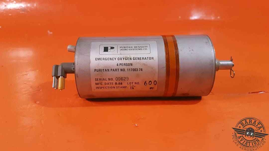 117003-74 Puritan Emergency Oxygen Generator Assy