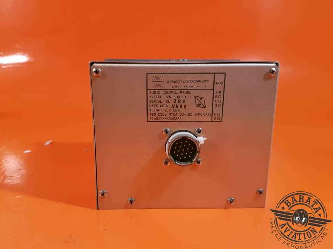 5091-1-1  Avtech Audio Control Panel