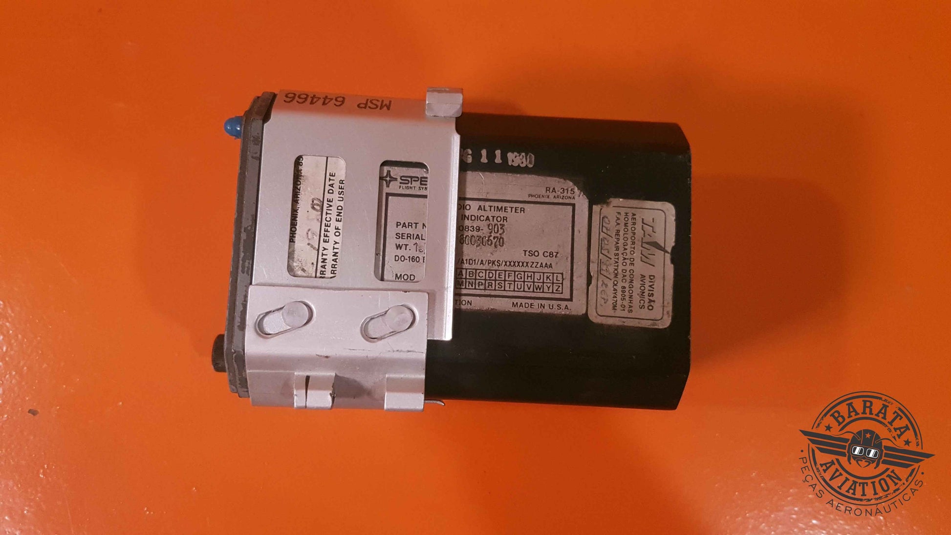 7000839-903 Sperry Radio Altimeter Indicator