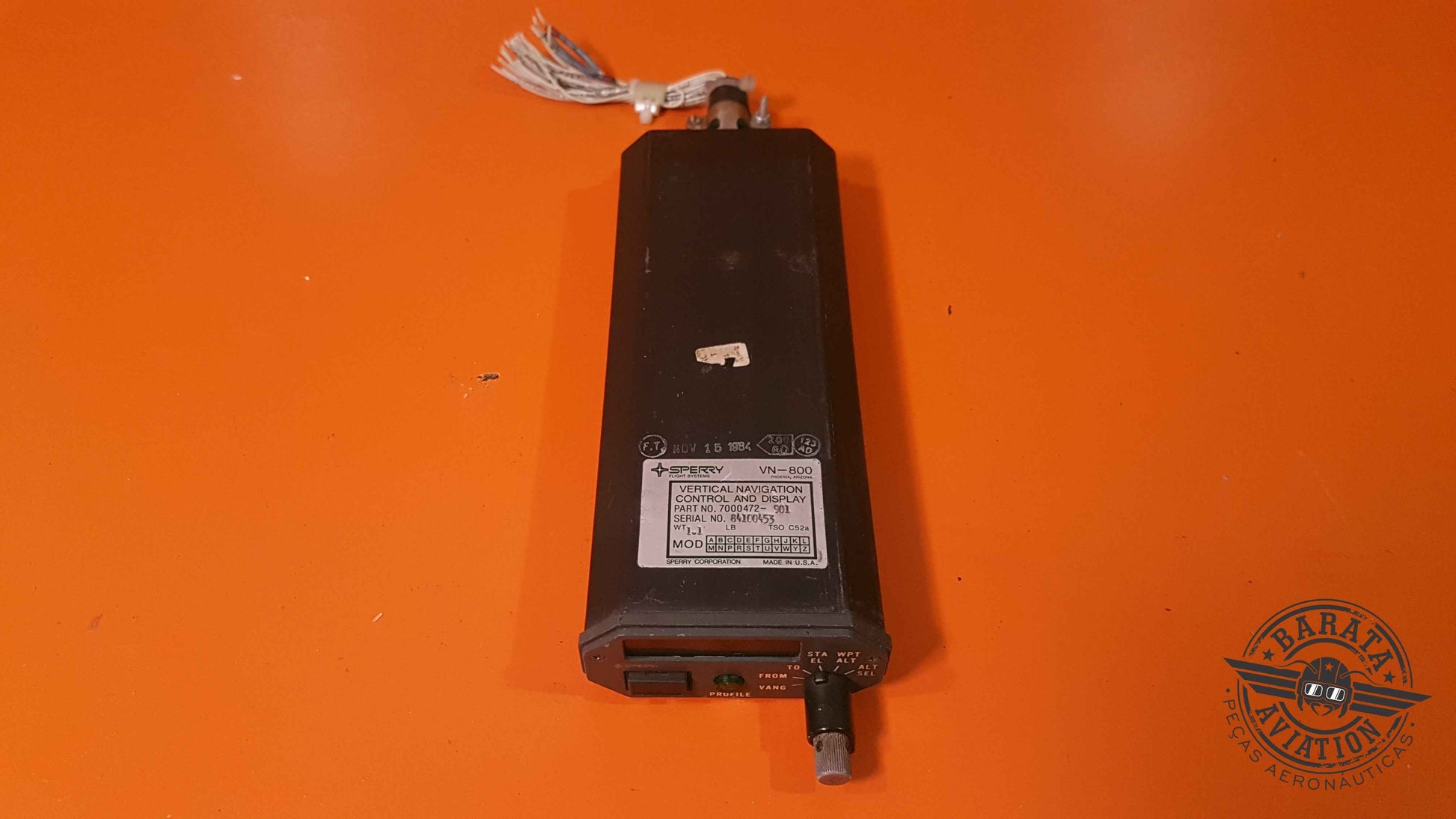 7000472-901  Sperry Vertical Navigation Control and Display