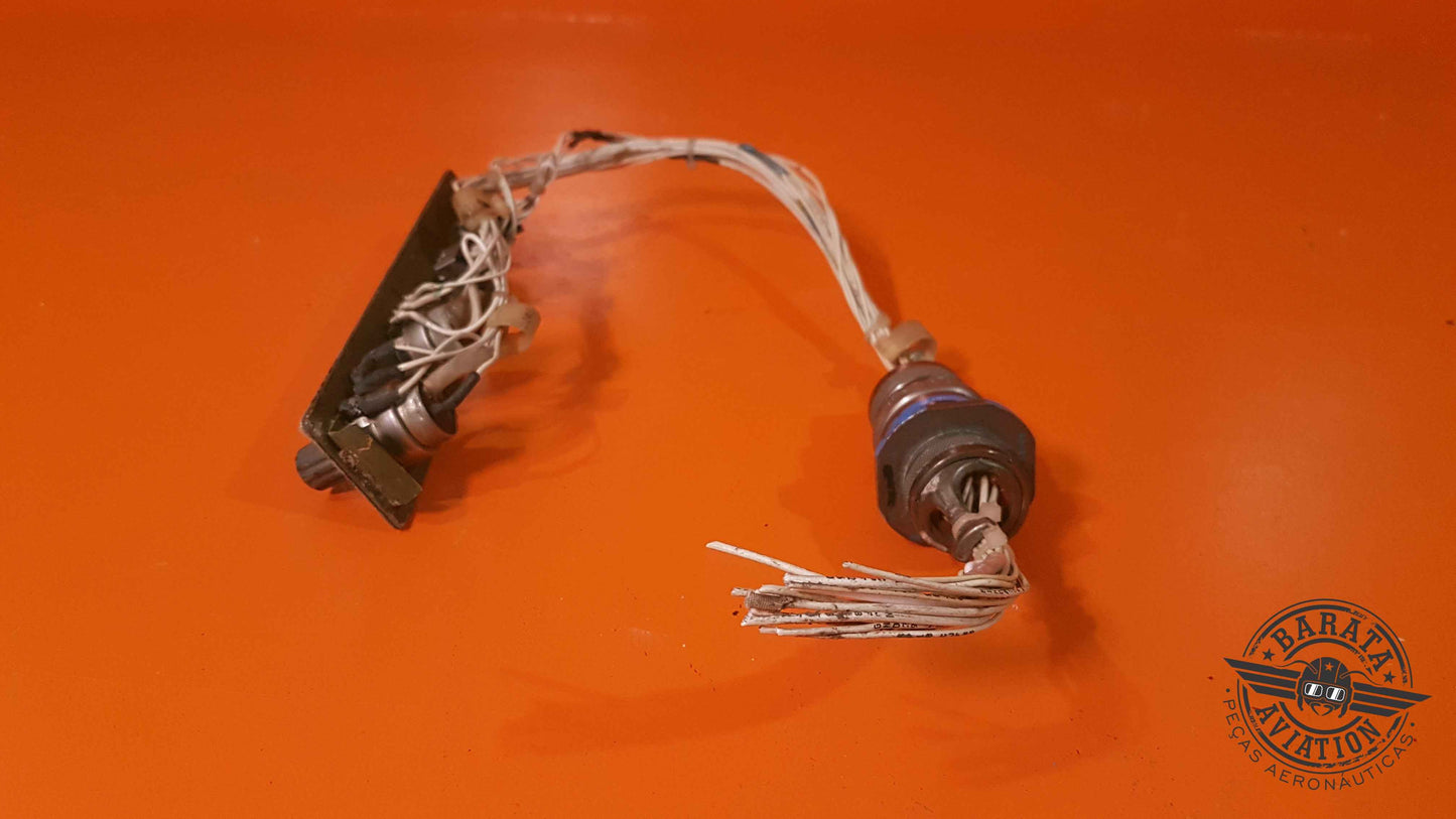 6219190-2  Cessna Cabin Lights Switch Plate Assy