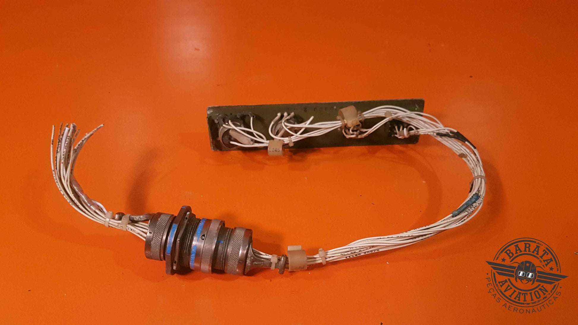 6219190-2  Cessna Cabin Lights Switch Plate Assy