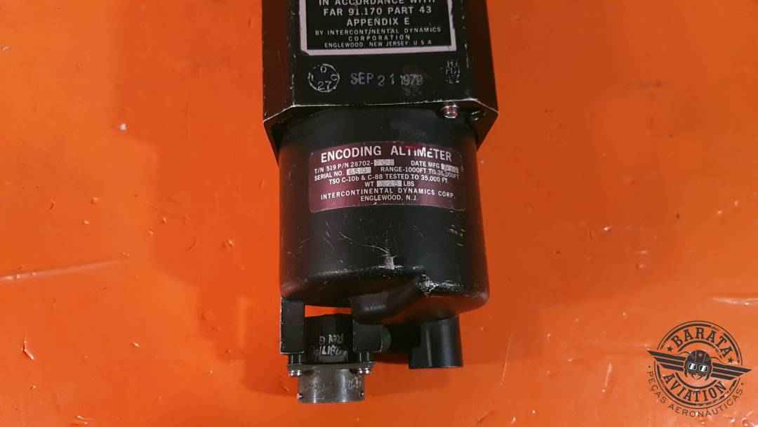 28702-906  Intercontinental Encoding Altimeter