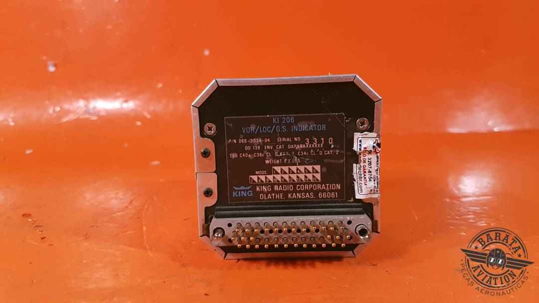 066-3034-04 King KI 206 VOR/LOC/GS Indicator