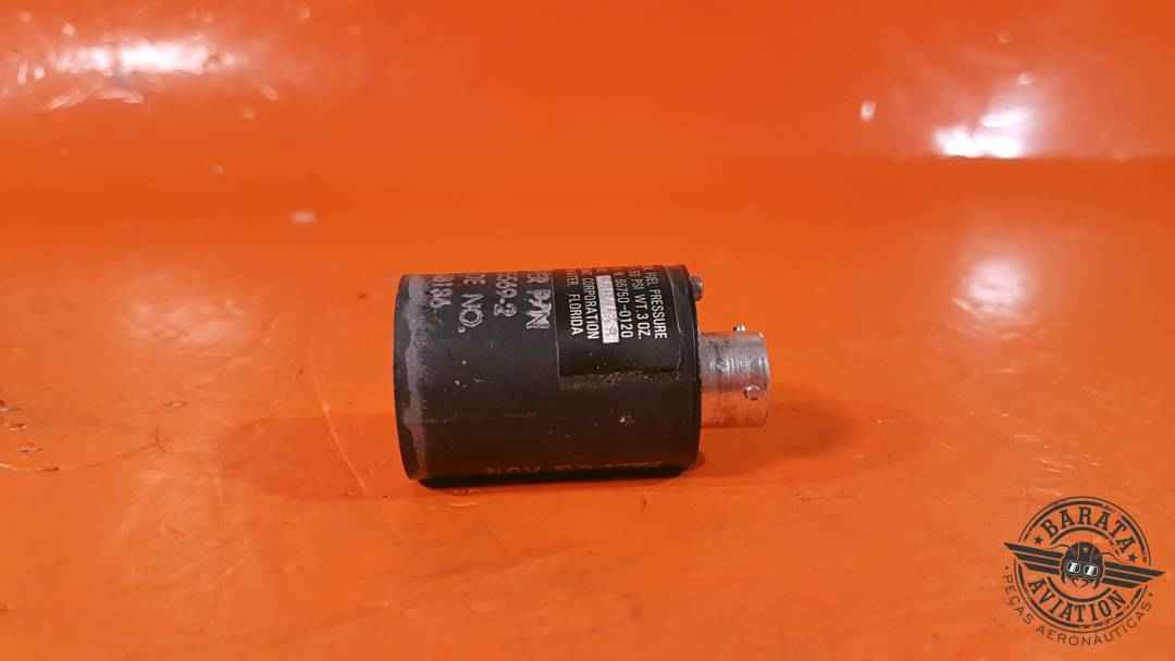 66750-0120  Aerosonic Indicator Fuel Pressure - 0-50 Psi