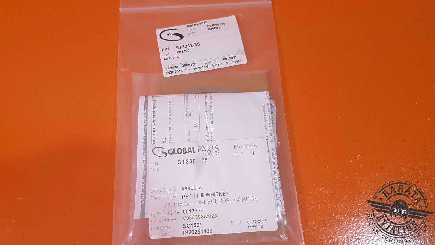 ST3382-35 Pratt & Whitney Washer -New