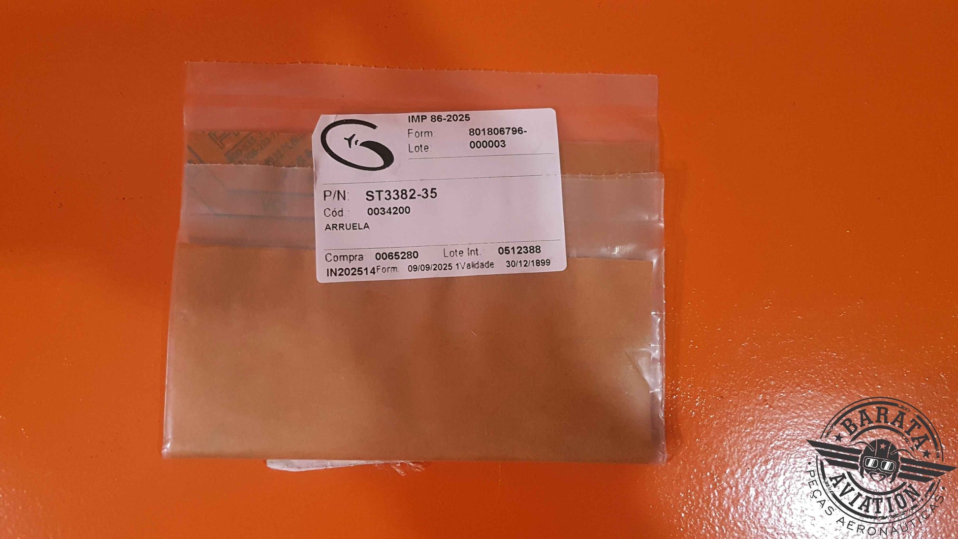 ST3382-35 Pratt & Whitney Washer -New