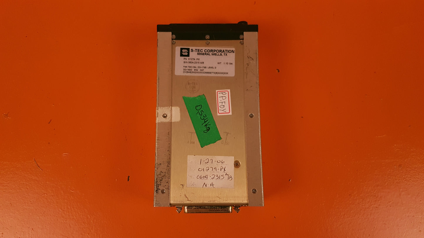 01279-PX S-Tec Altitude Preselector