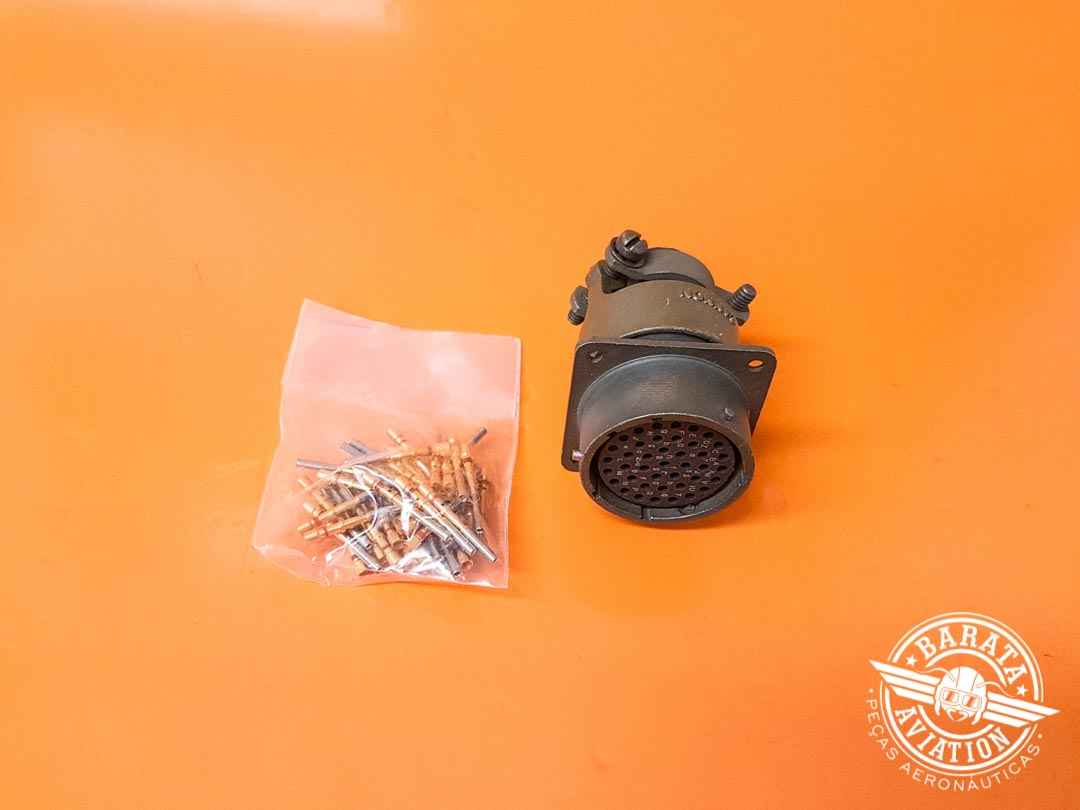 Conector c/ Gold Pin P/N MS3120F20-41S