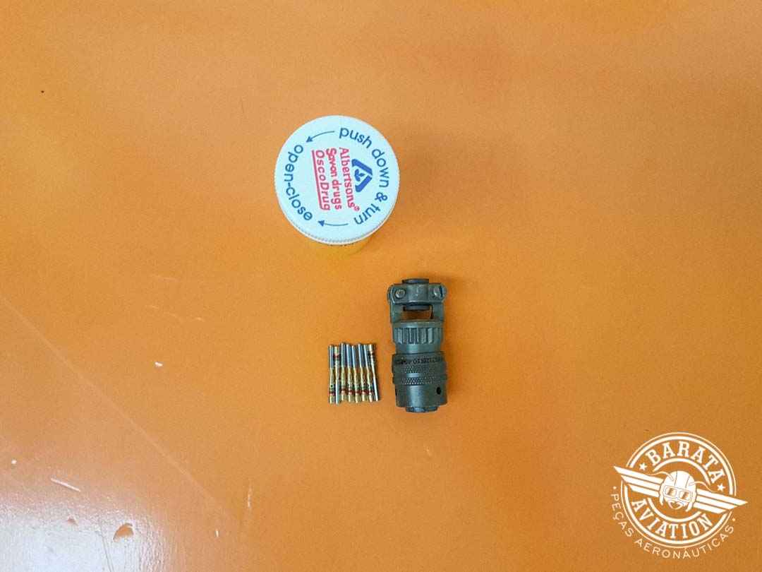 Conector c/ Gold Pin P/N MS3126F10-6SW